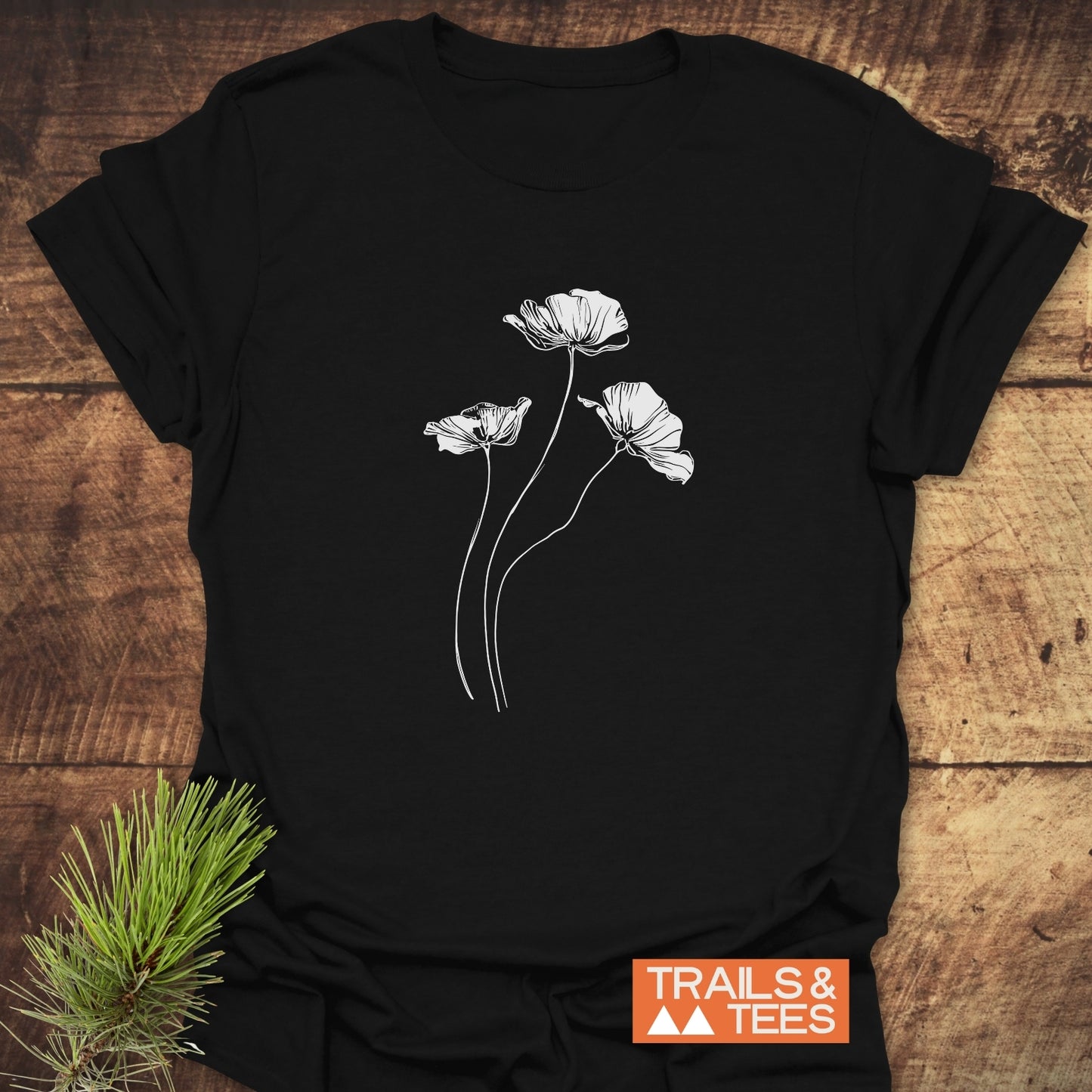 Delicate Poppies T-Shirt