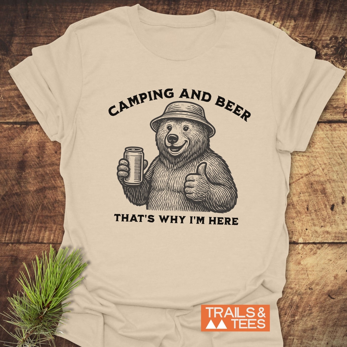 Camping And Beer T-Shirt
