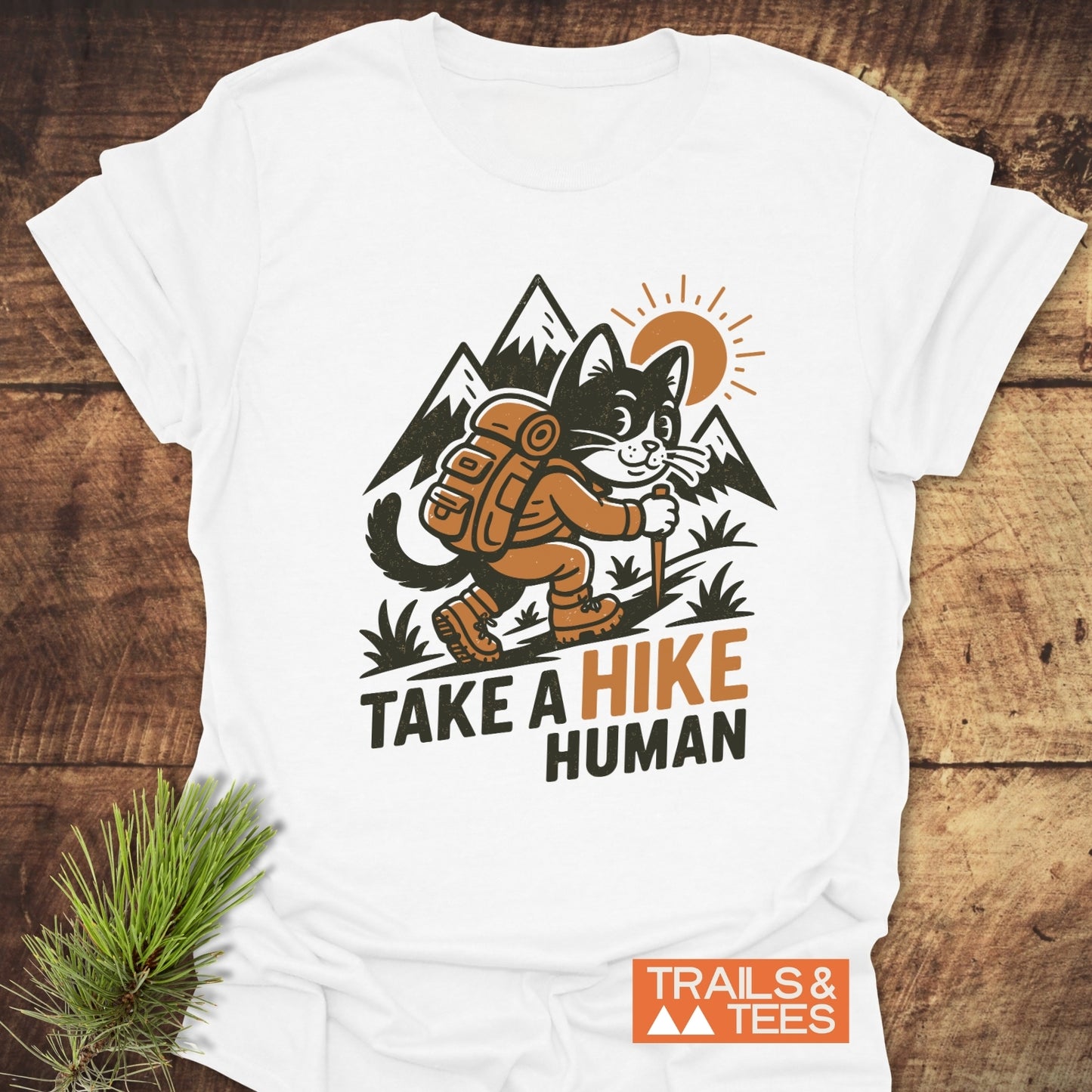 Take A Hike Human T-Shirt