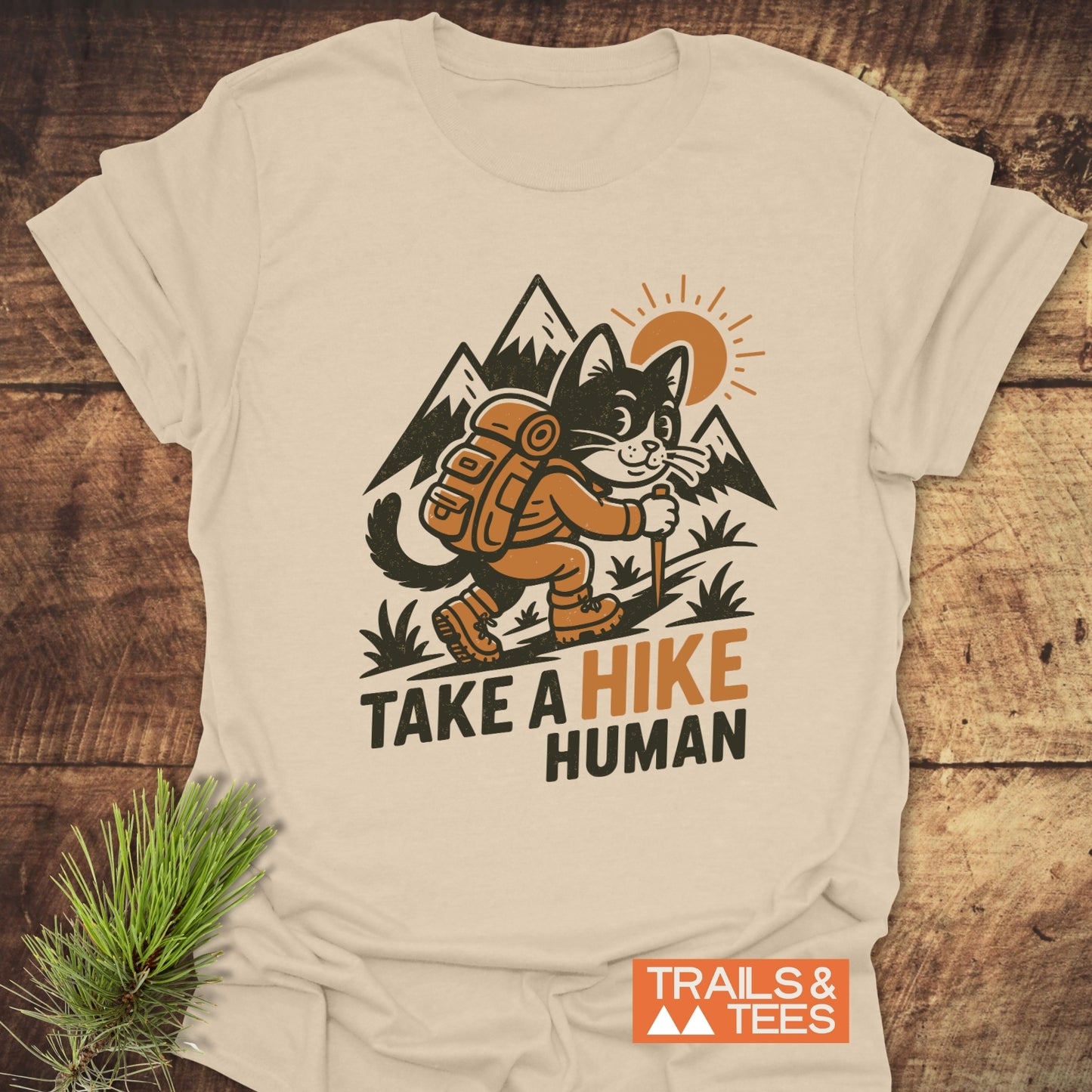 Take A Hike Human T-Shirt
