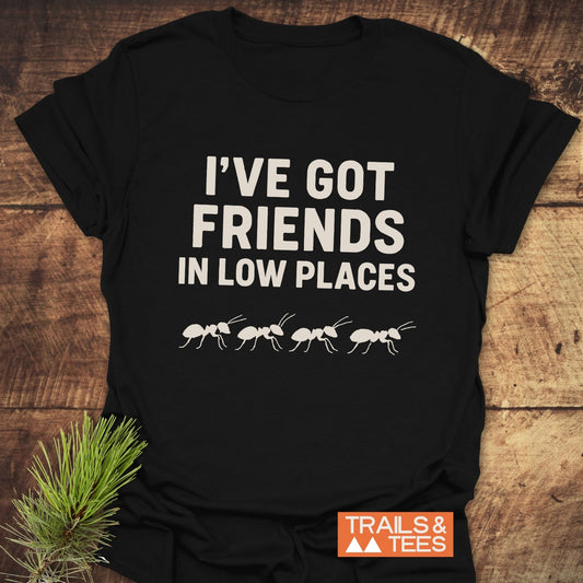 Friends In Low Places Funny T-Shirt