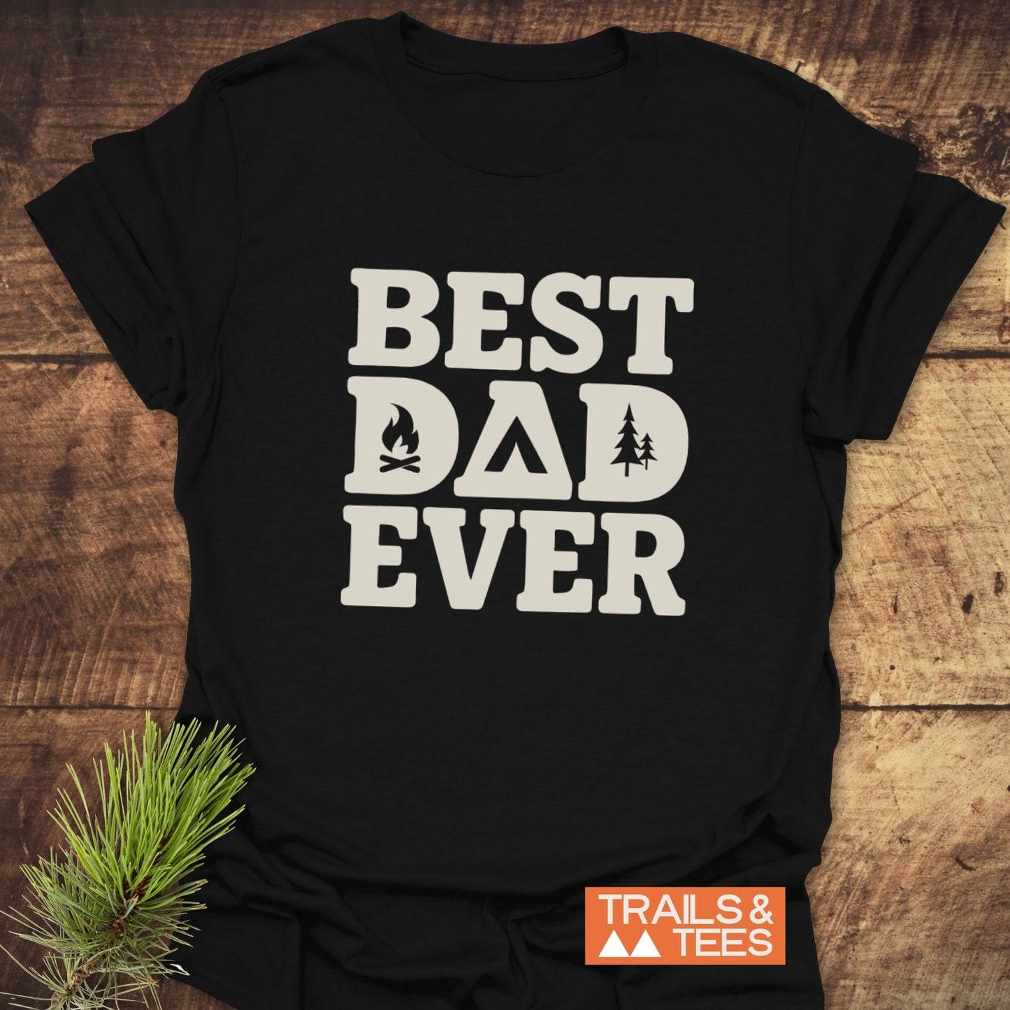 Best Dad Ever Camping T-Shirt