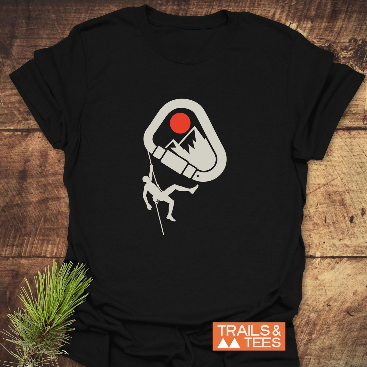 Mountain Climber Silhouette T-Shirt