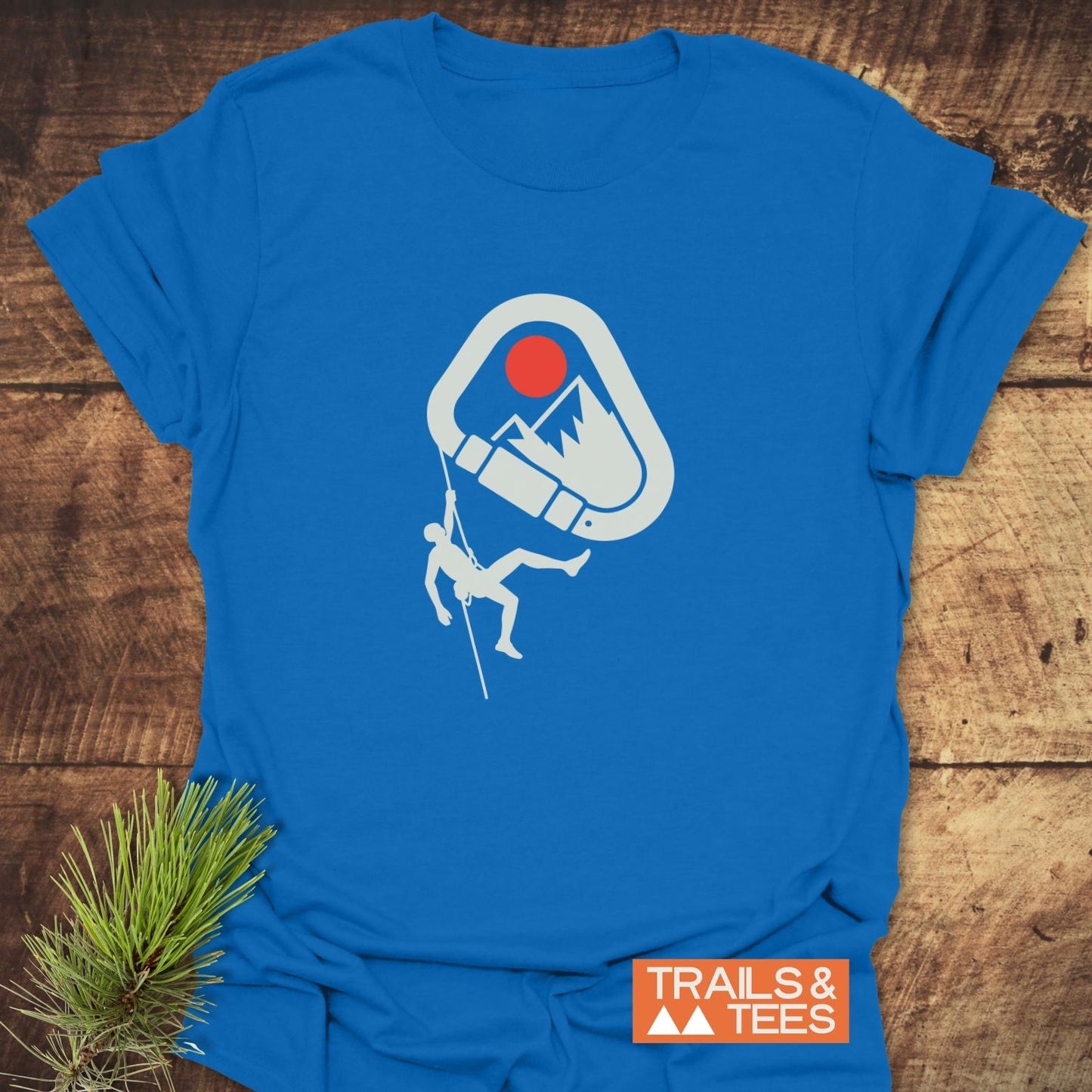 Mountain Climber Silhouette T-Shirt