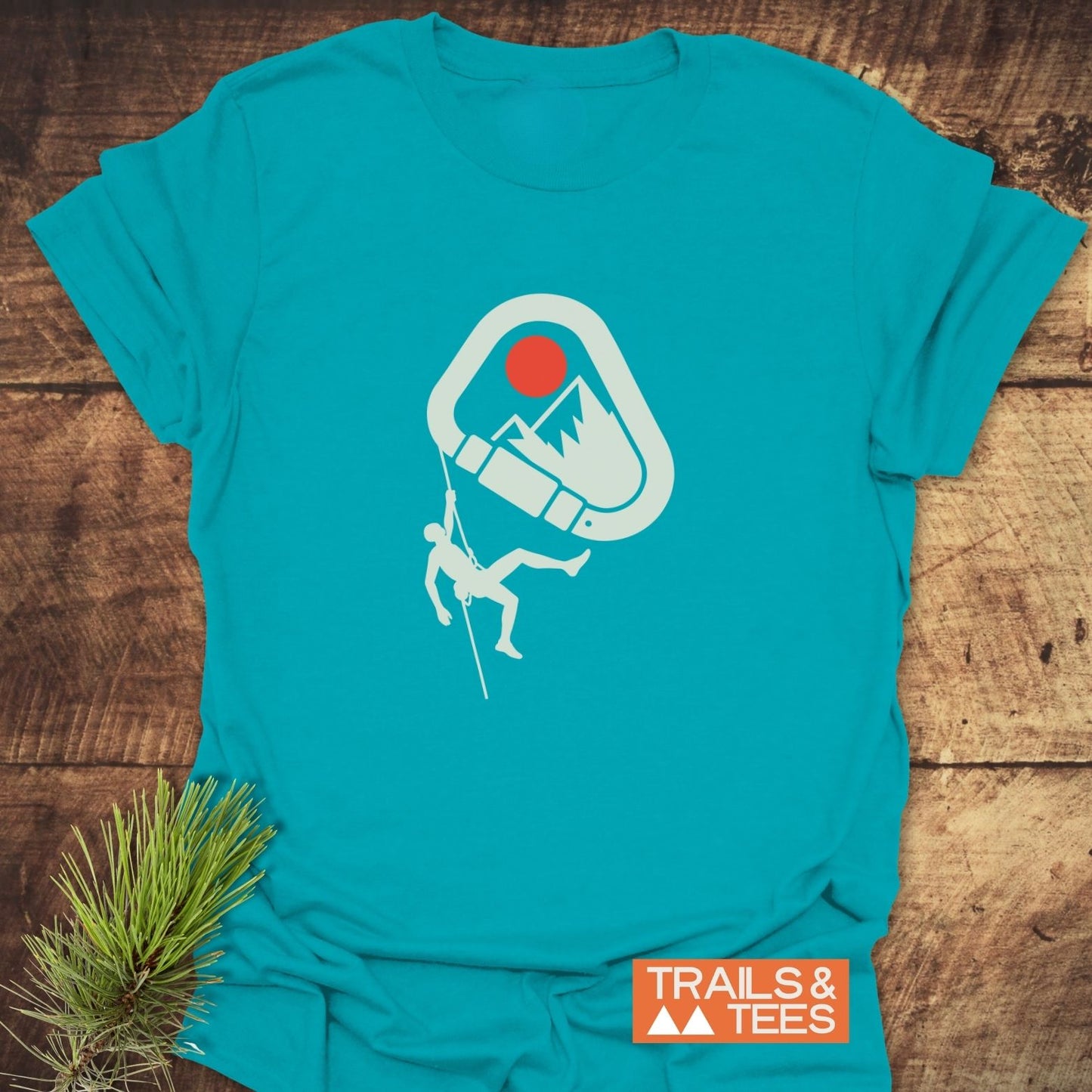 Mountain Climber Silhouette T-Shirt