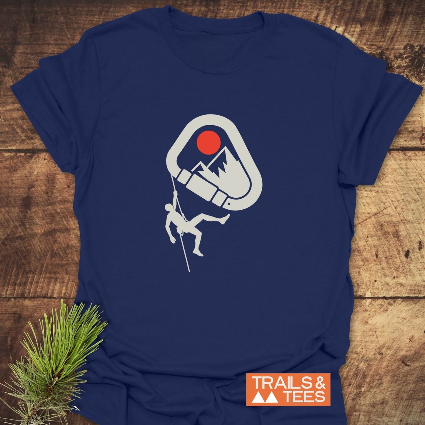 Mountain Climber Silhouette T-Shirt