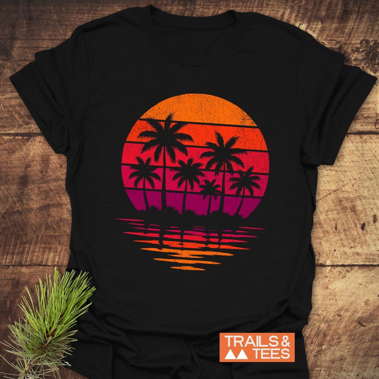 Retro Palm Trees T-Shirt