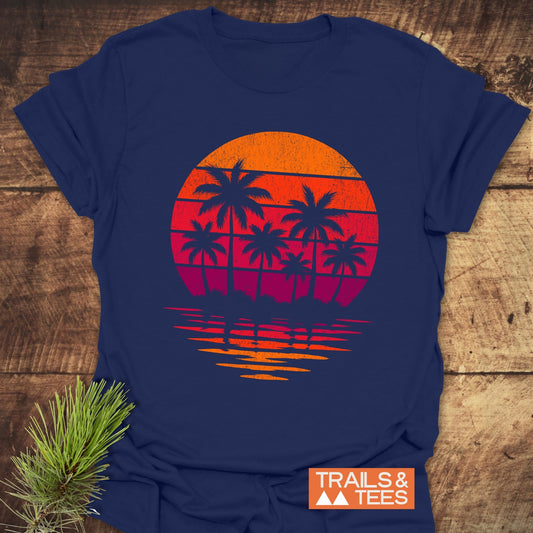 Retro Palm Trees T-Shirt
