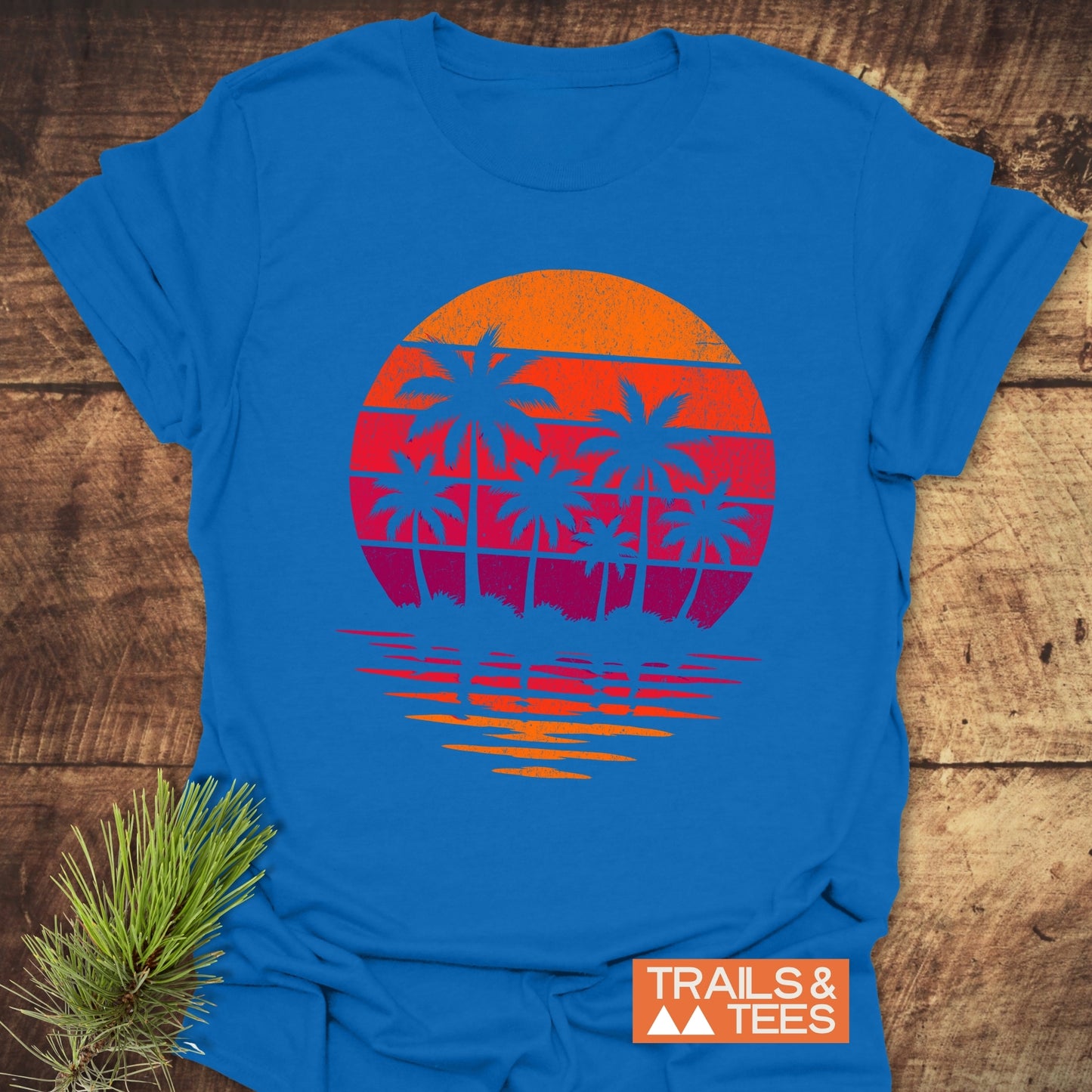 Retro Palm Trees T-Shirt