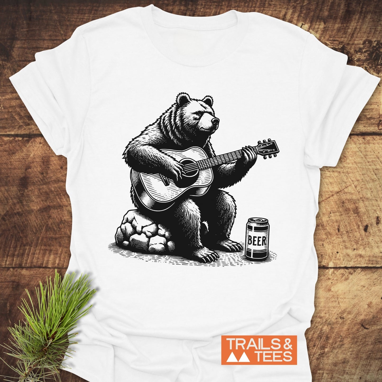 Bear Playing Guitar T-Shirt