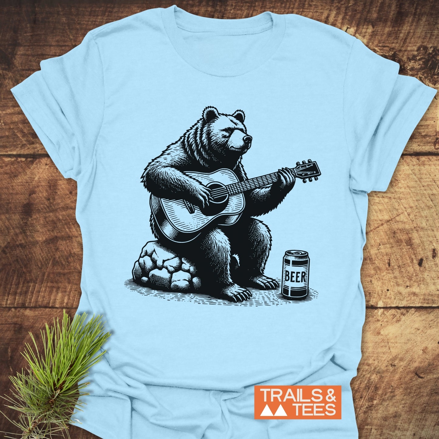 Bear Playing Guitar T-Shirt