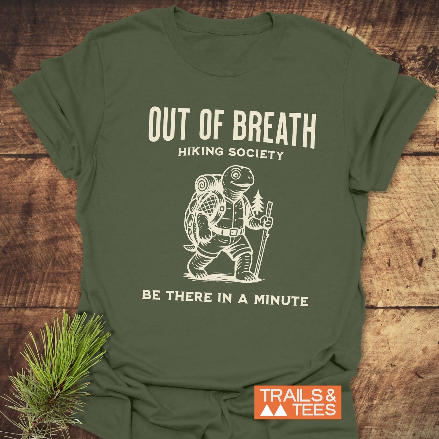Out Of Breath Turtle T-Shirt