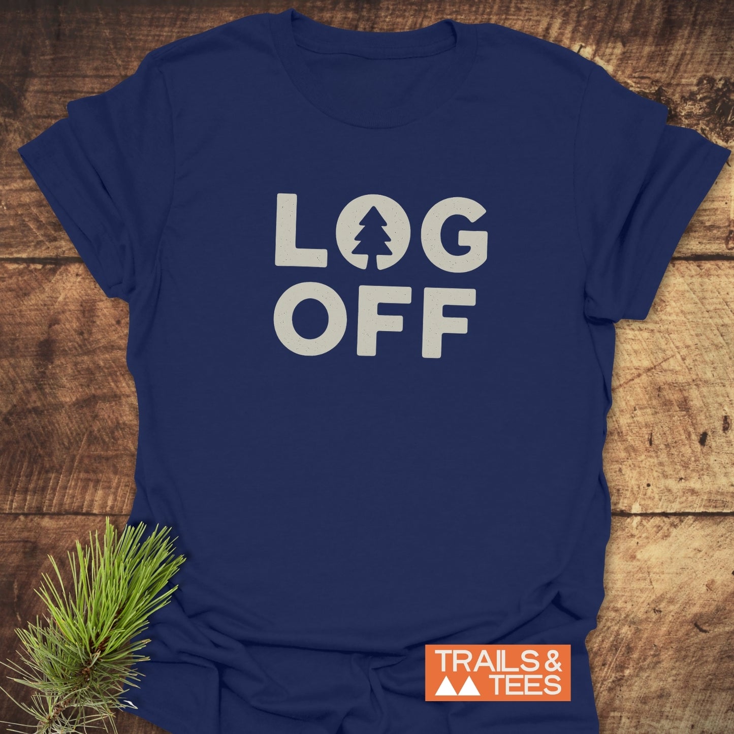 Log Off Minimalist T-Shirt