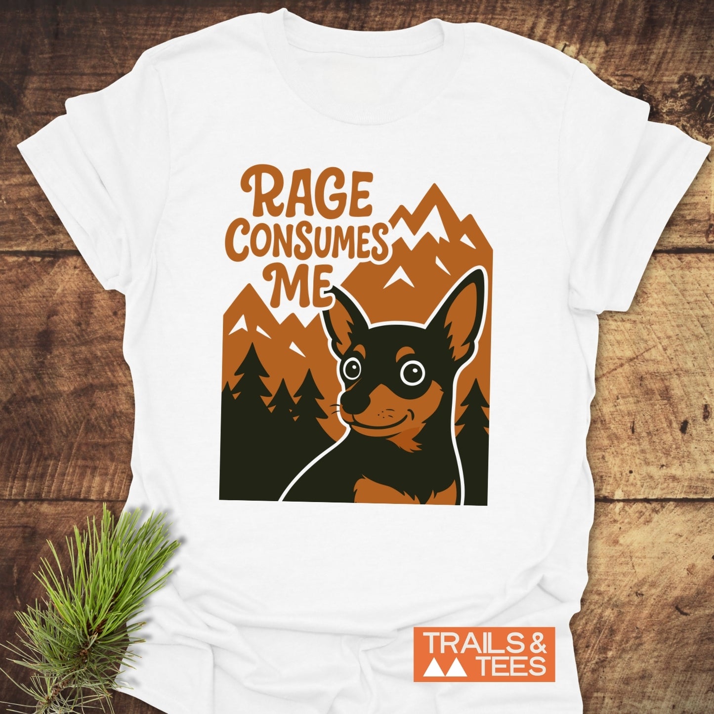 Rage Funny Dog T-Shirt