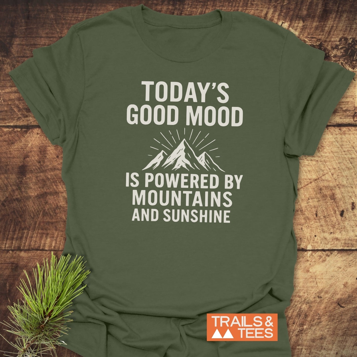 Powered By Mountains T-Shirt