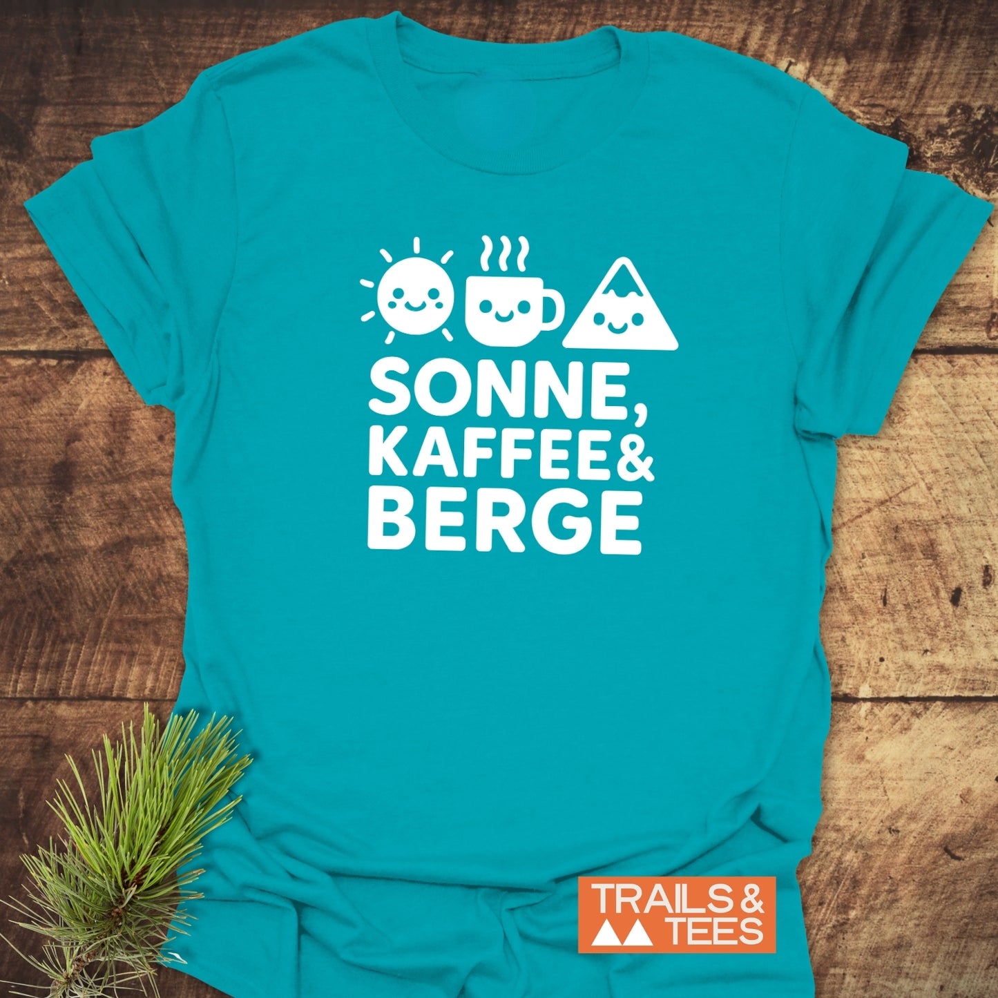 Sonne, Kaffee & Berge T-Shirt