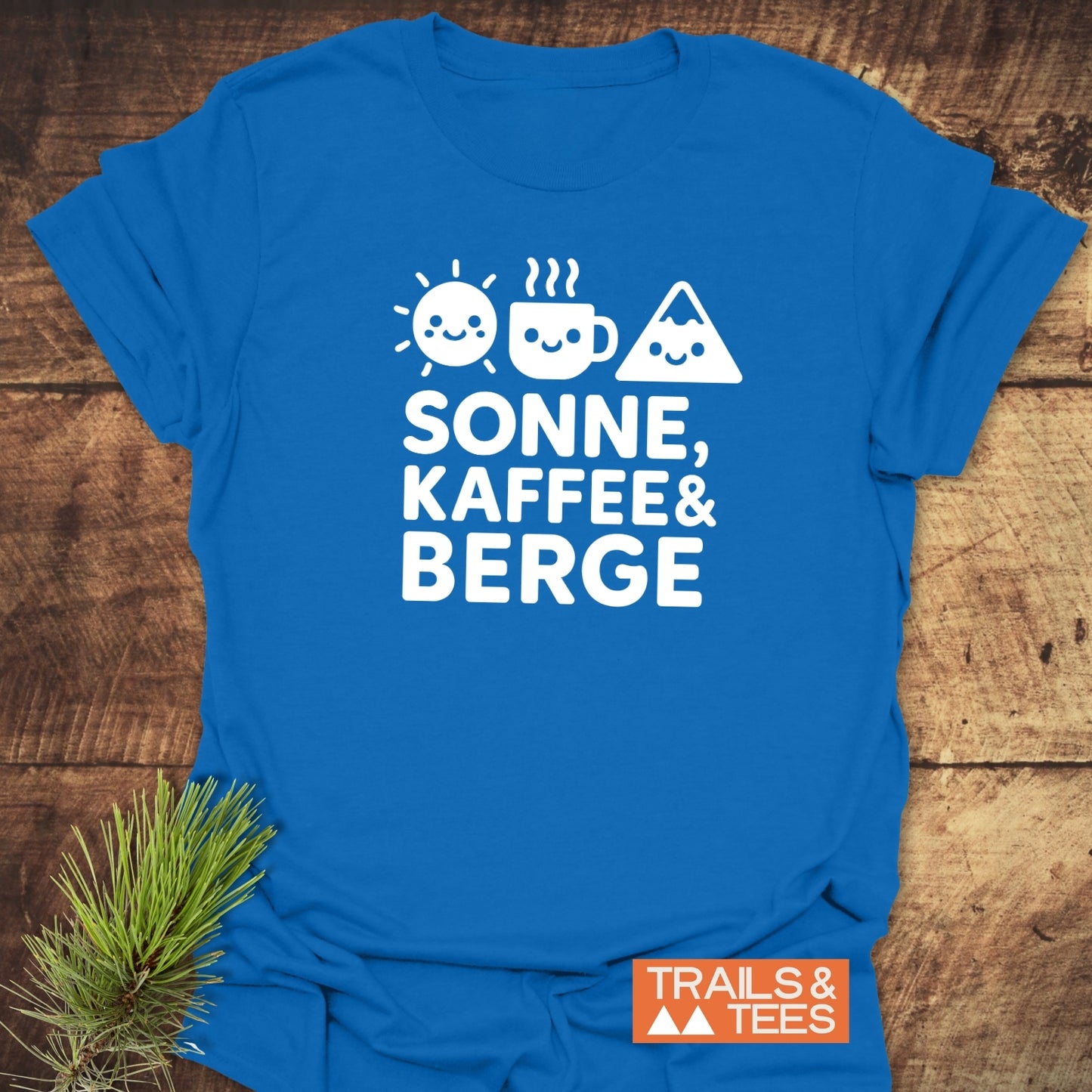 Sonne, Kaffee & Berge T-Shirt