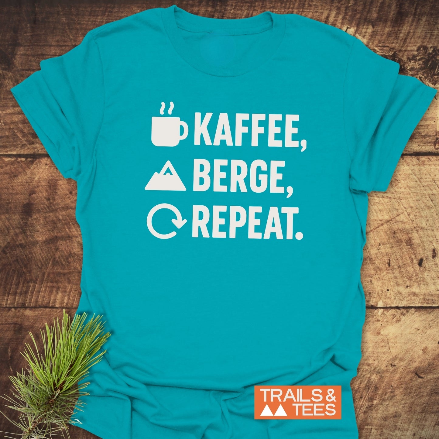 Kaffee, Berge, Repeat T-Shirt