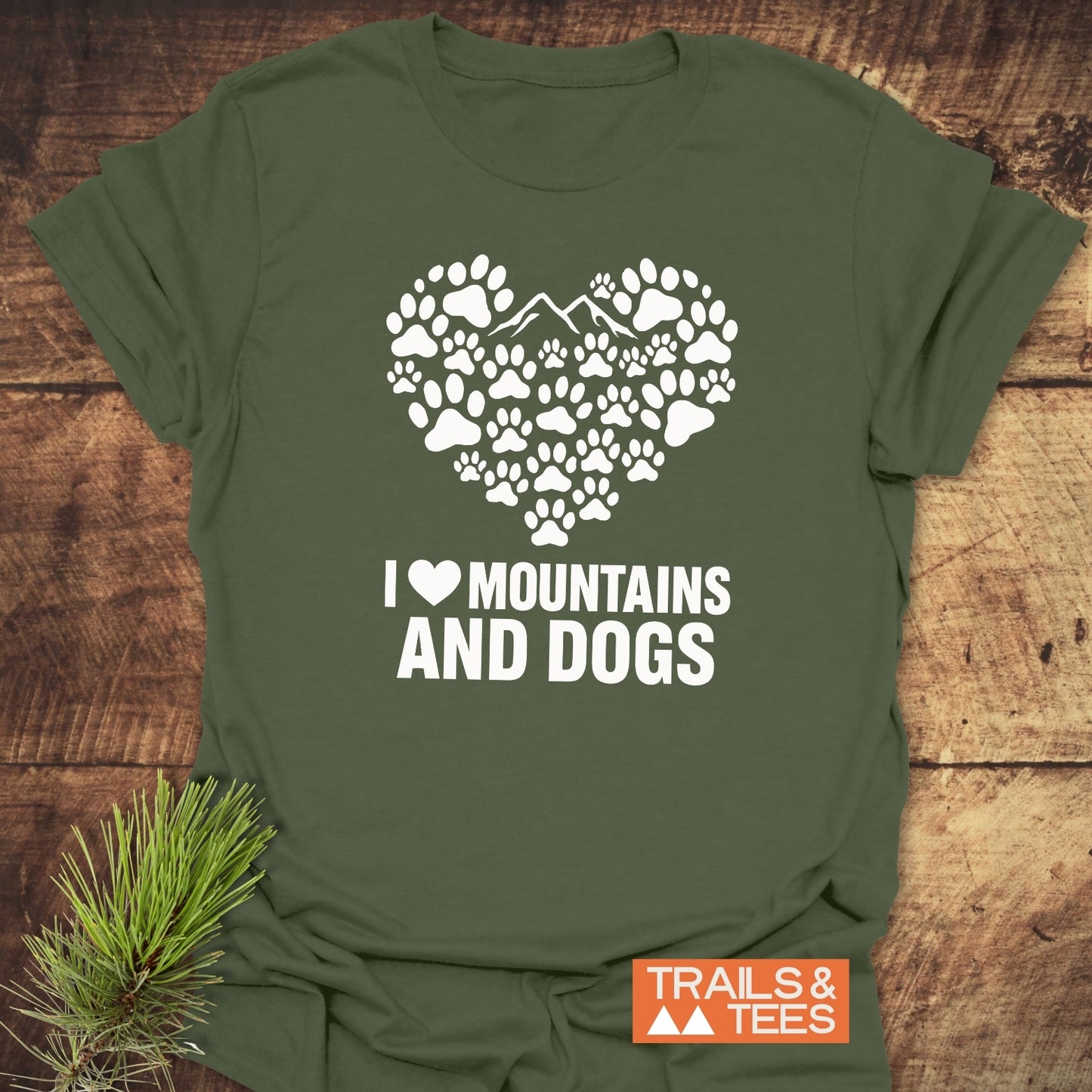 Paw Heart Dog Lover T-Shirt