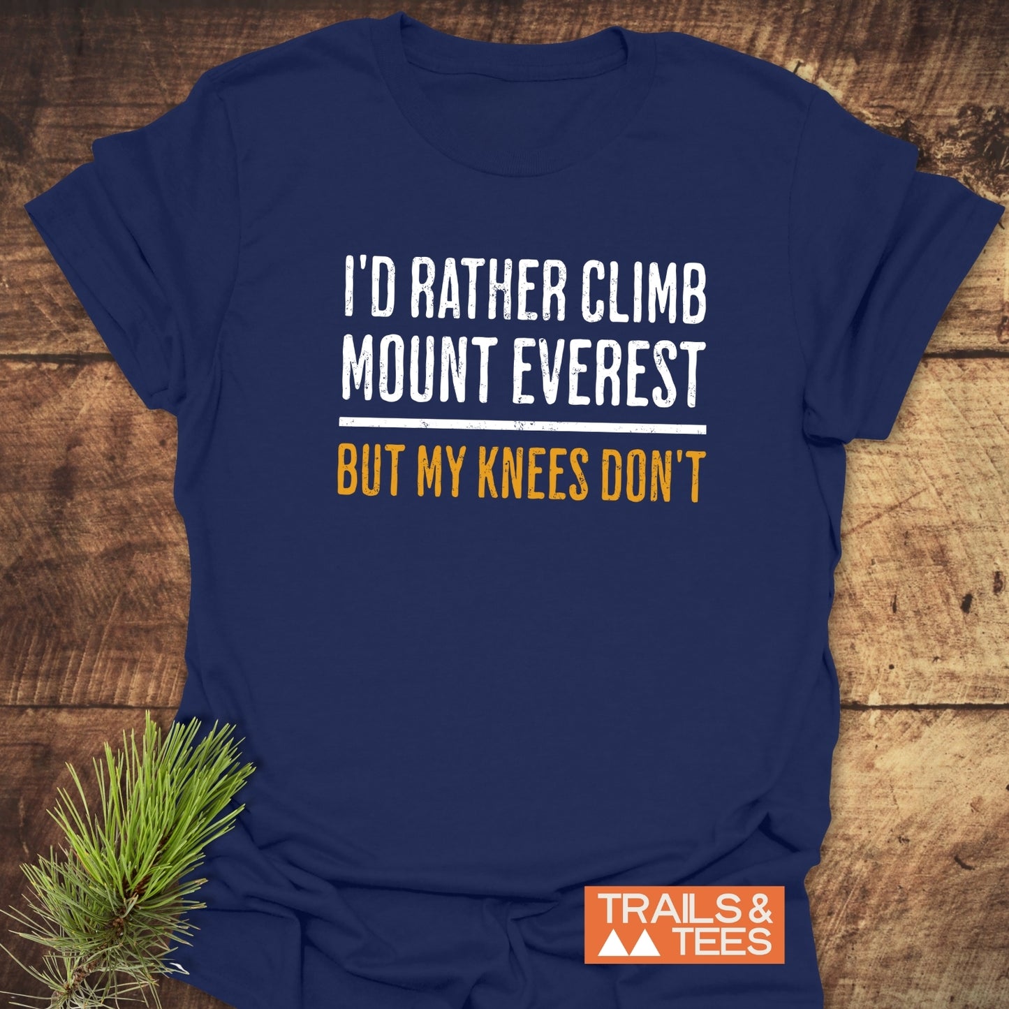 I'd Rather Climb Mt Everest T-Shirt