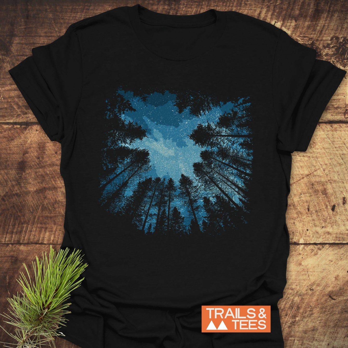 Starry Night Forest T-Shirt