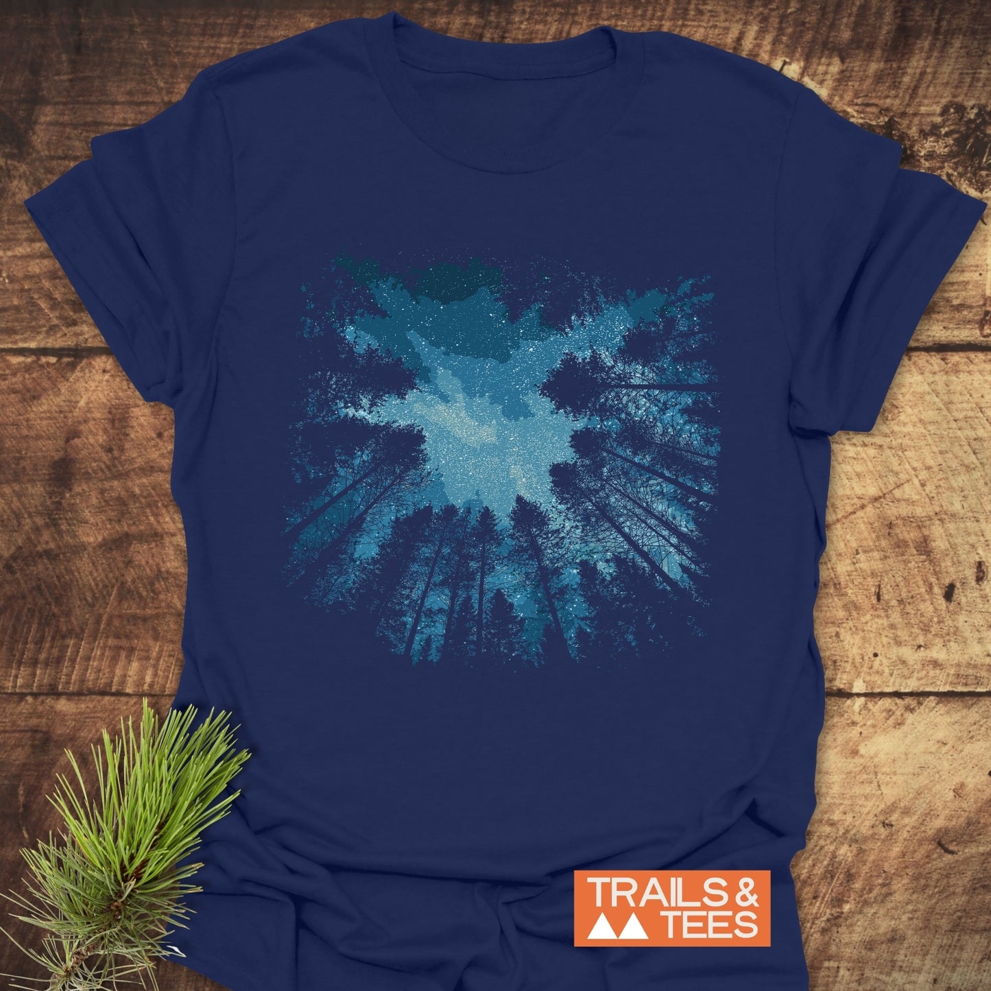 Starry Night Forest T-Shirt