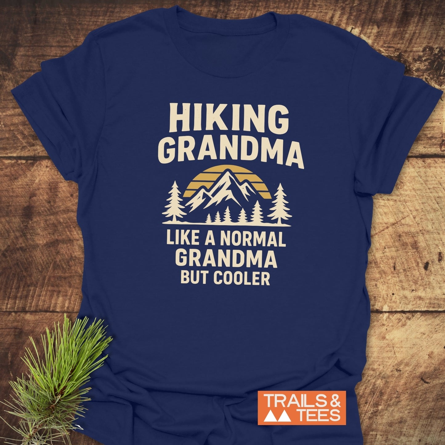 Hiking Grandma Sunrise T-Shirt