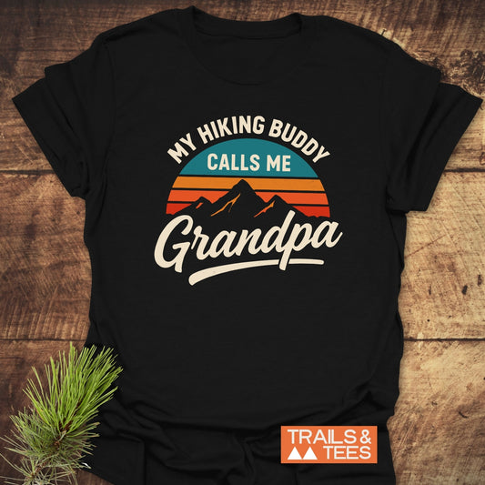 Grandpa Hiking Buddy T-Shirt