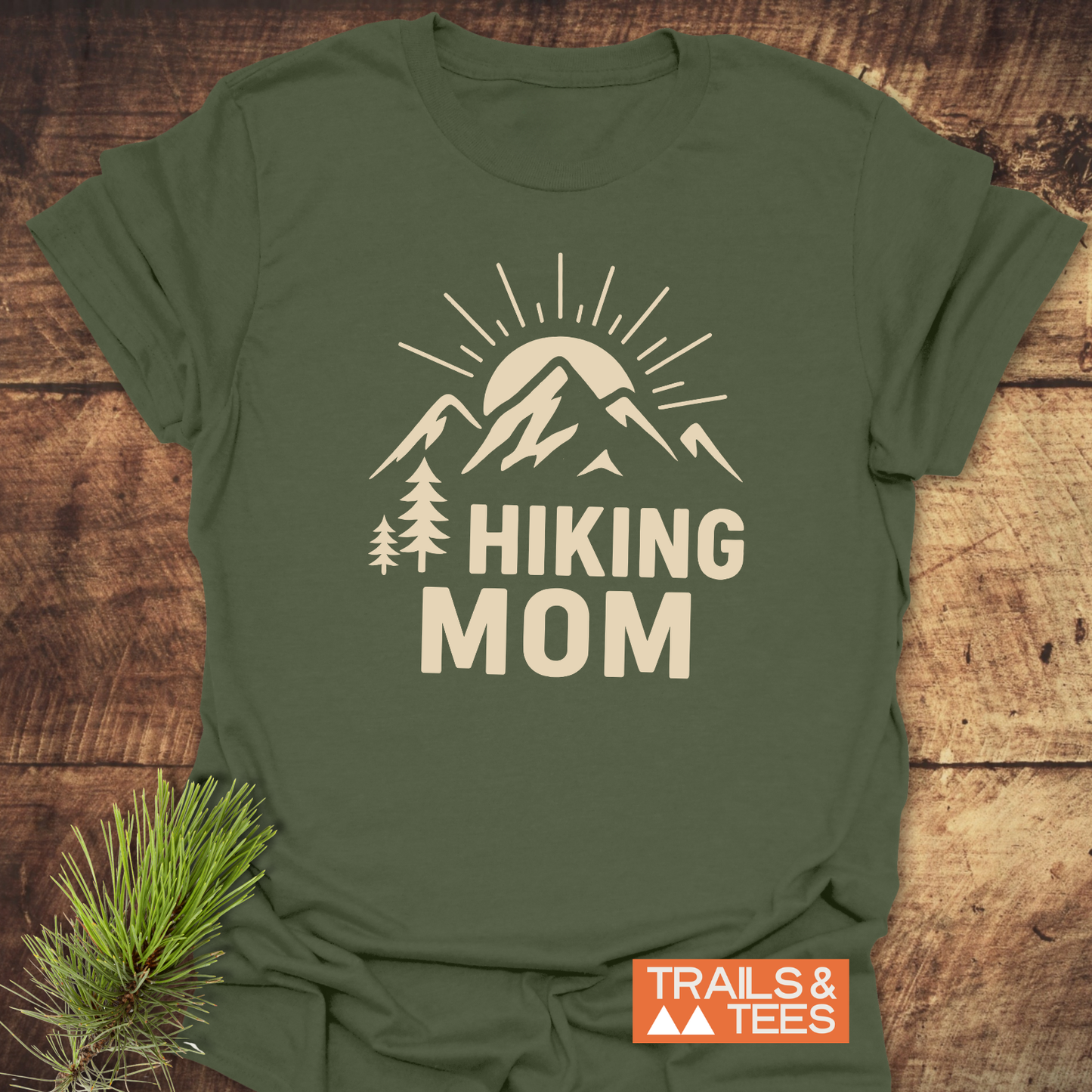 Hiking Mom Sunrise T-Shirt