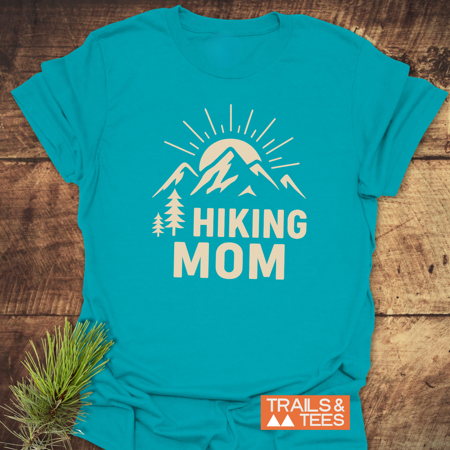 Hiking Mom Sunrise T-Shirt