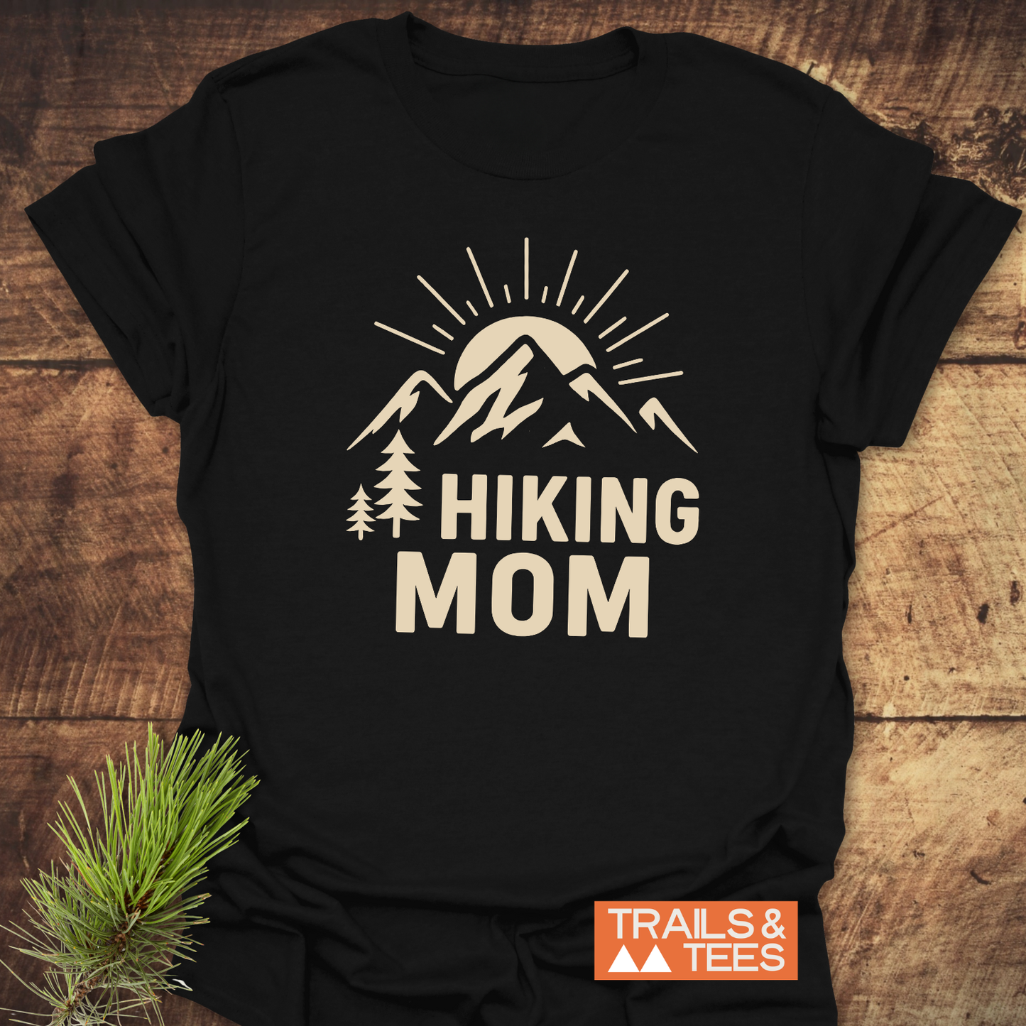 Hiking Mom Sunrise T-Shirt