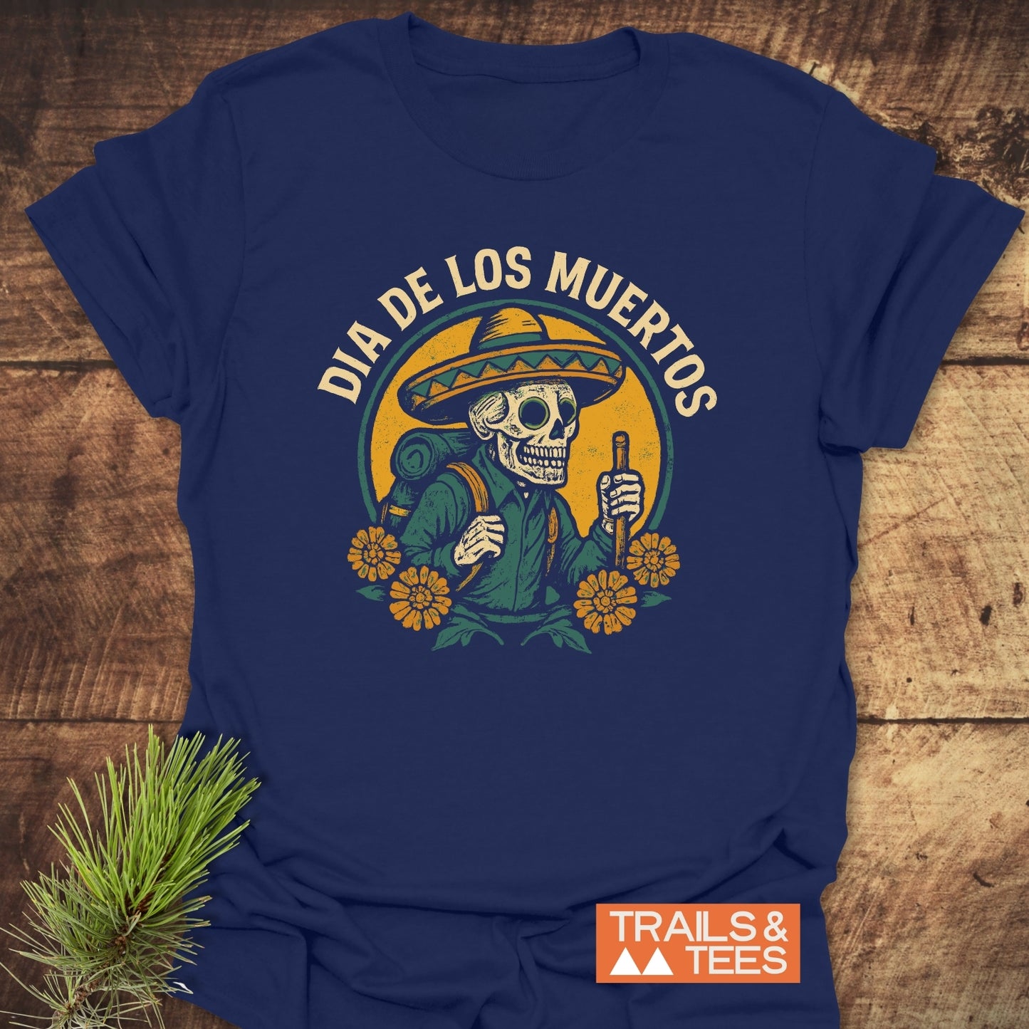 Hiking Skeleton T-Shirt