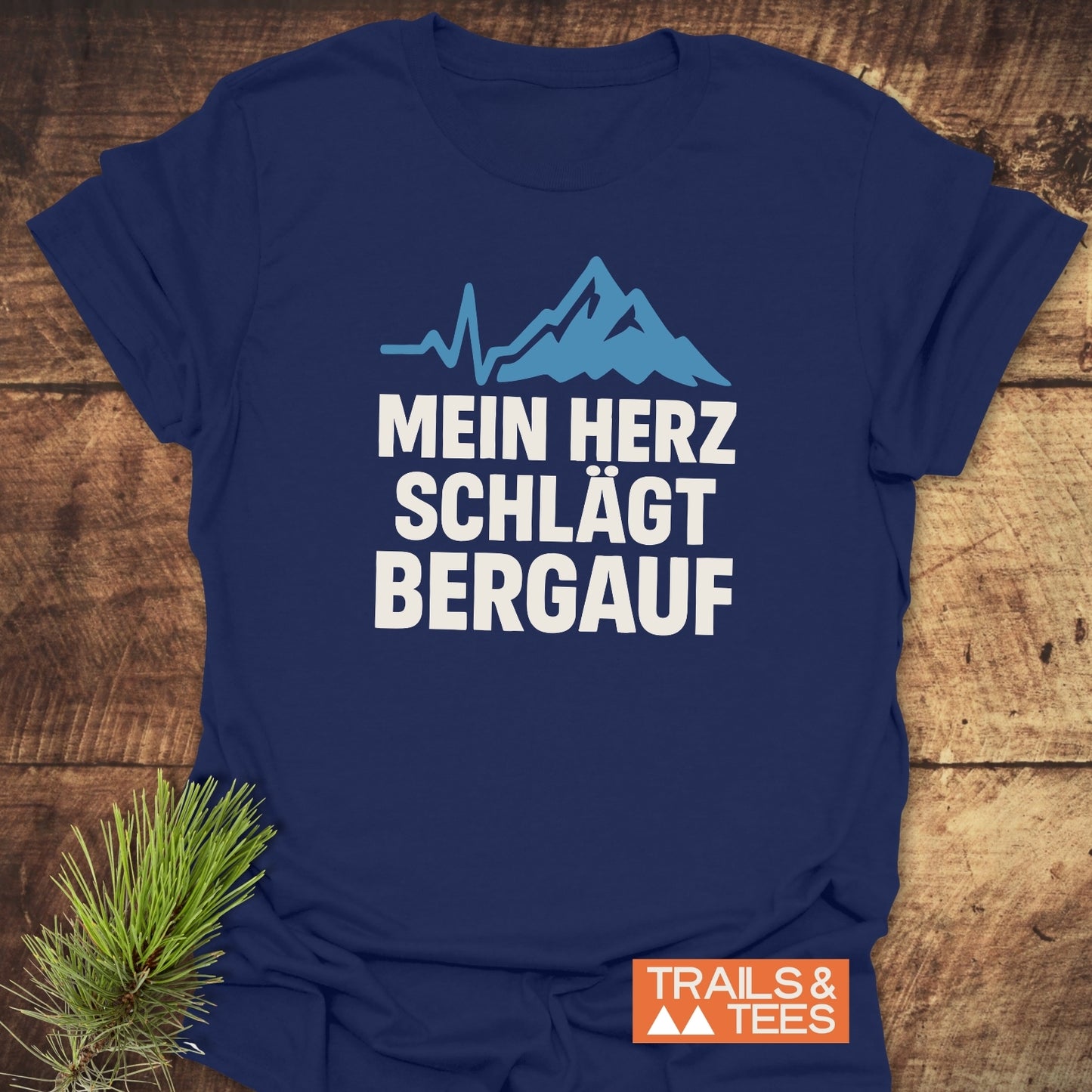 Mein Herz Schlägt Bergauf T-Shirt