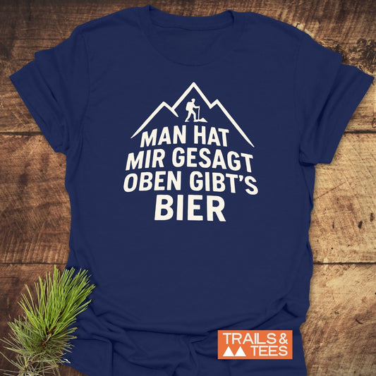 Oben Gibt's Bier T-Shirt