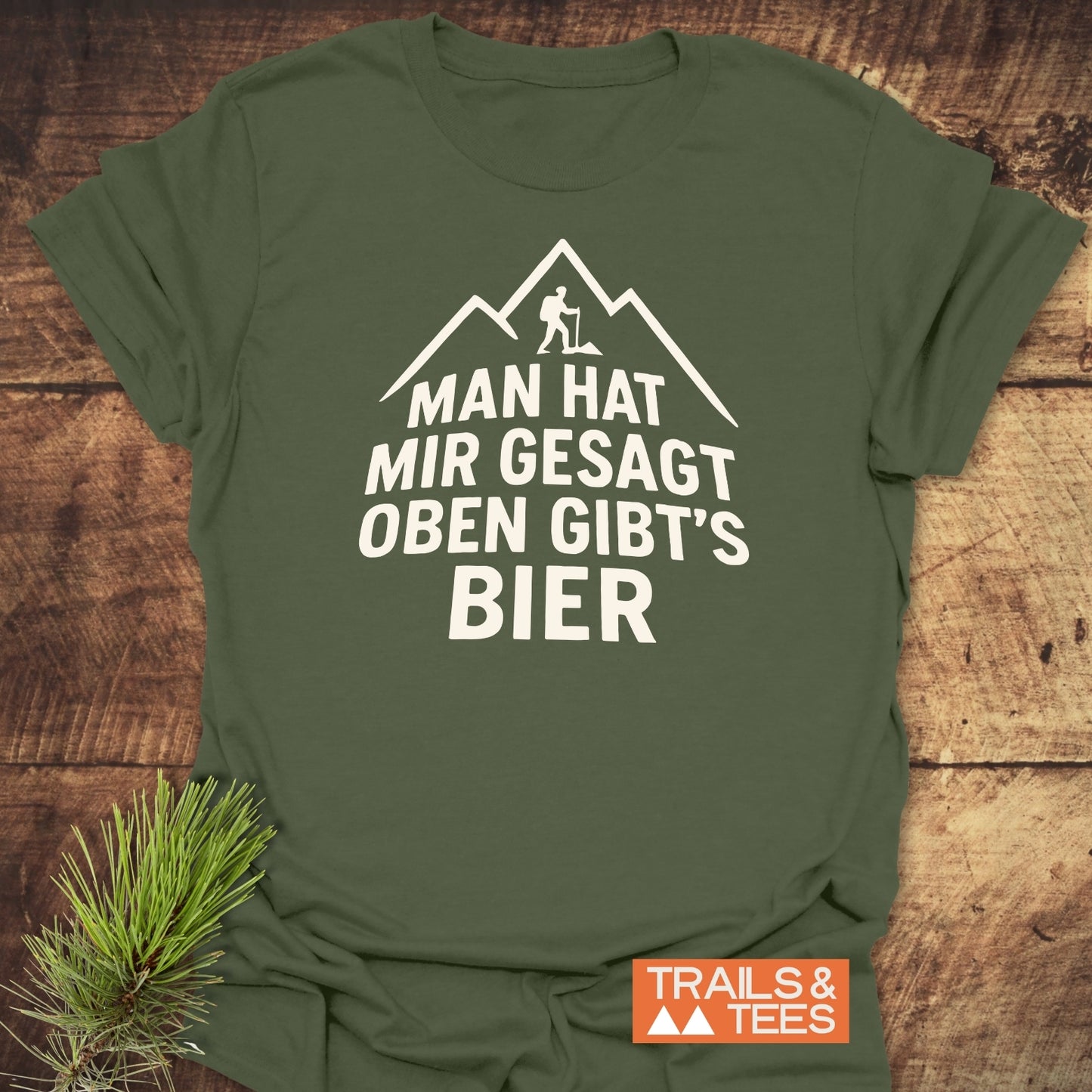 Oben Gibt's Bier T-Shirt