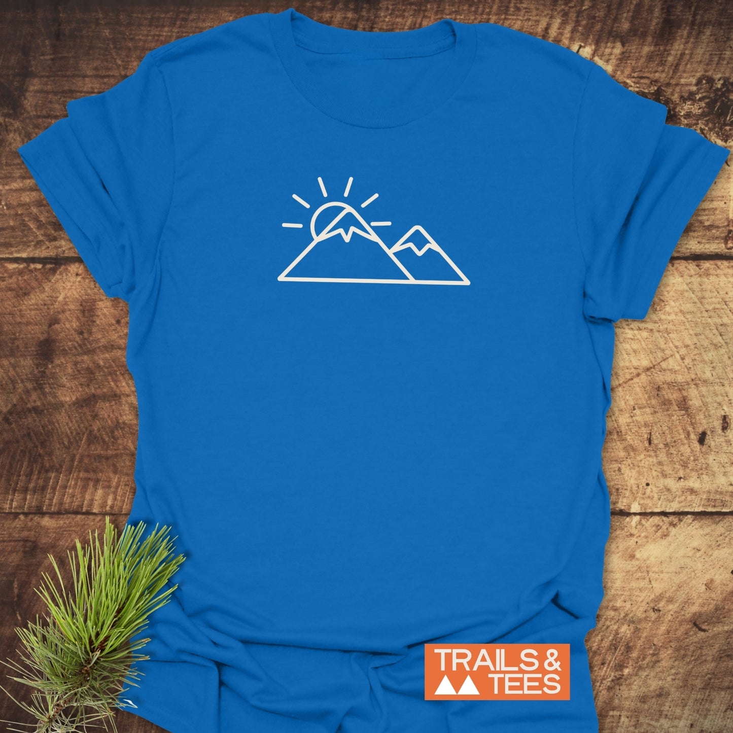 Minimalist Mountains And Sun T-Shirt