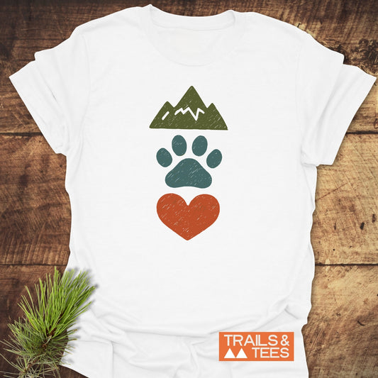 Mountains & Dogs Love T-Shirt