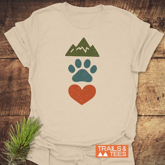 Mountains & Dogs Love T-Shirt
