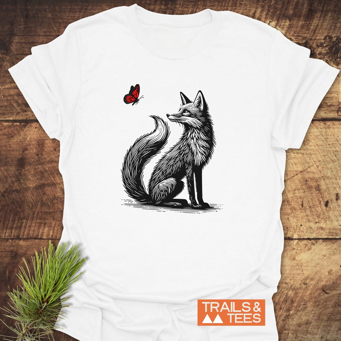 Fox And Butterfly T-Shirt