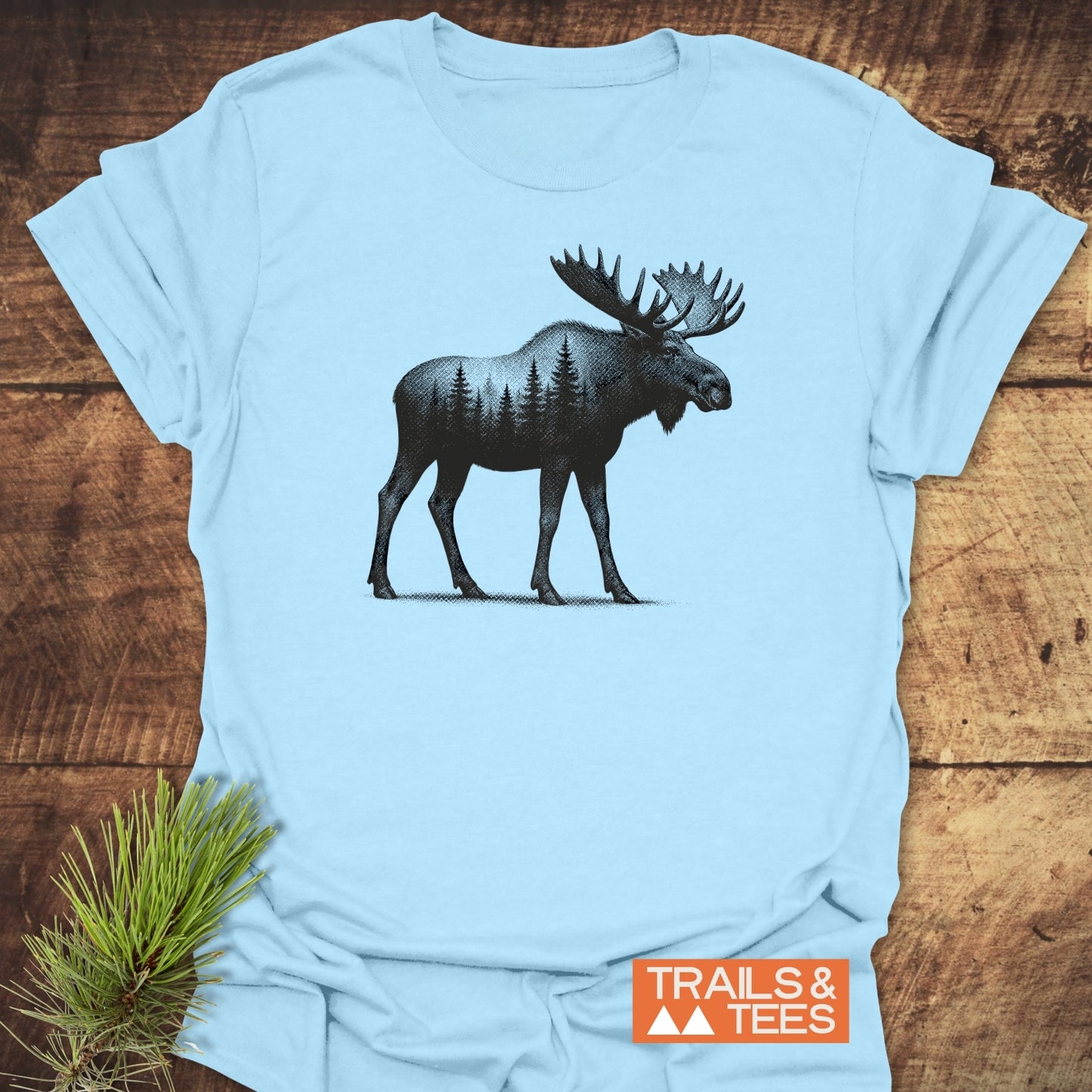 Moose Halftone T-Shirt