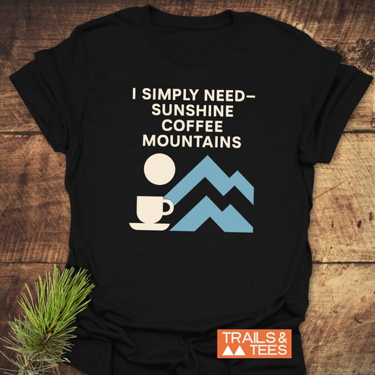 Geometric Mountain Love T-Shirt
