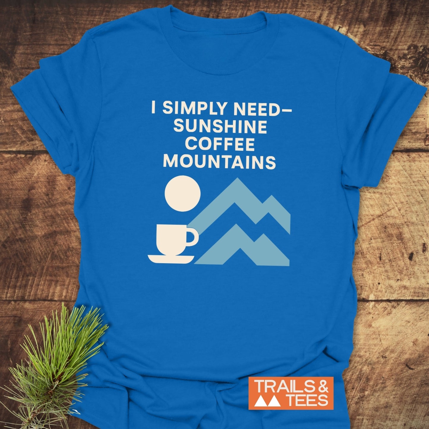 Geometric Mountain Love T-Shirt