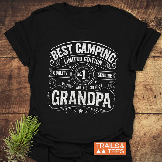 Best Camping Grandpa T-Shirt