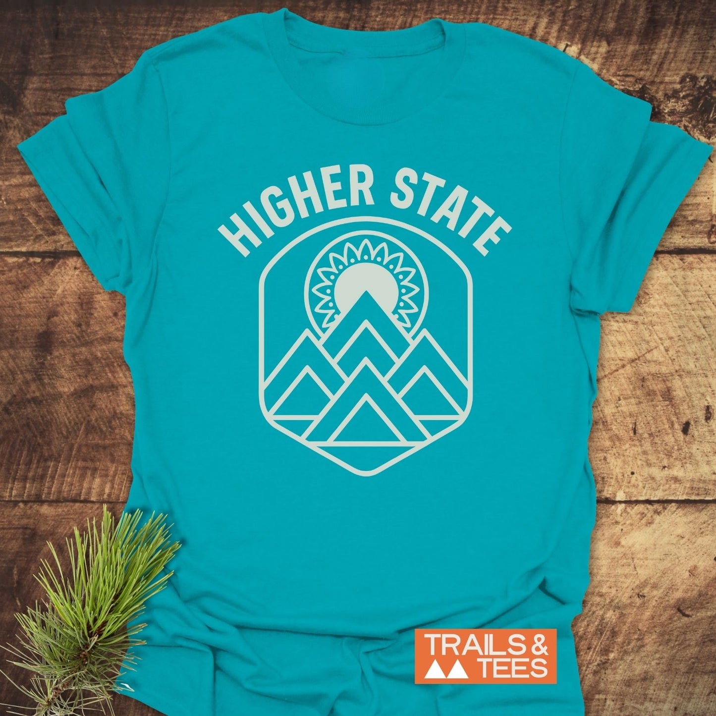 Higher State Montain Mandala T-Shirt