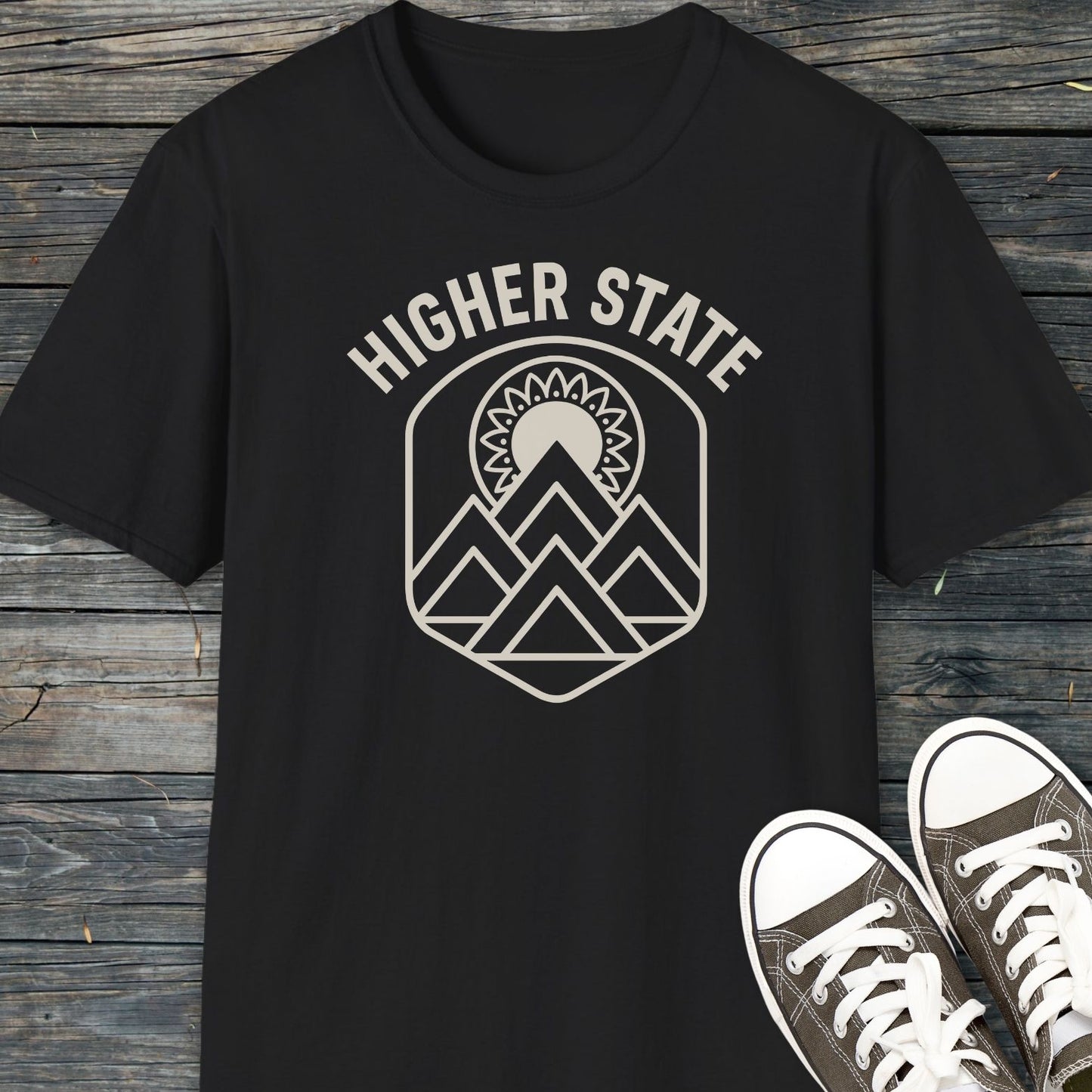 Higher State Montain Mandala T-Shirt