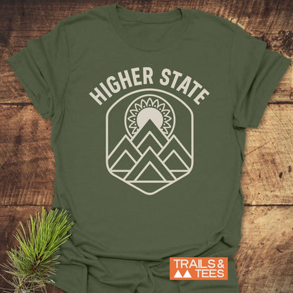 Higher State Montain Mandala T-Shirt