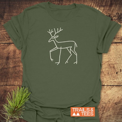 Deer Tribal T-Shirt