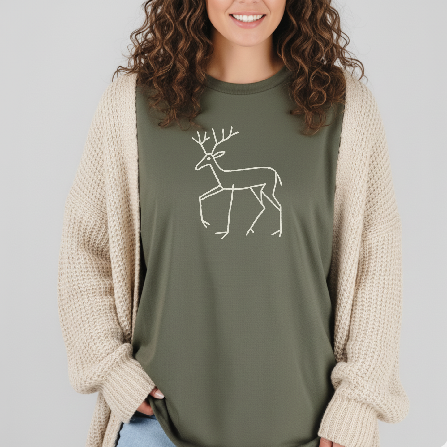 Deer Tribal T-Shirt
