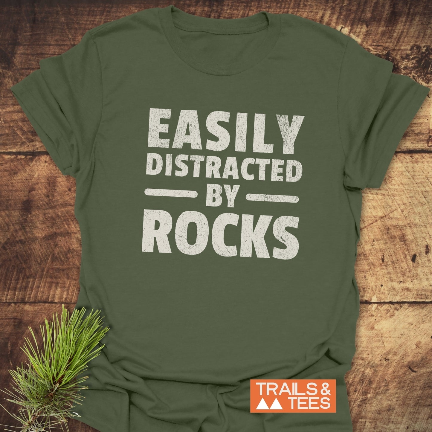 Easily Distracted By Rocks T-Shirt