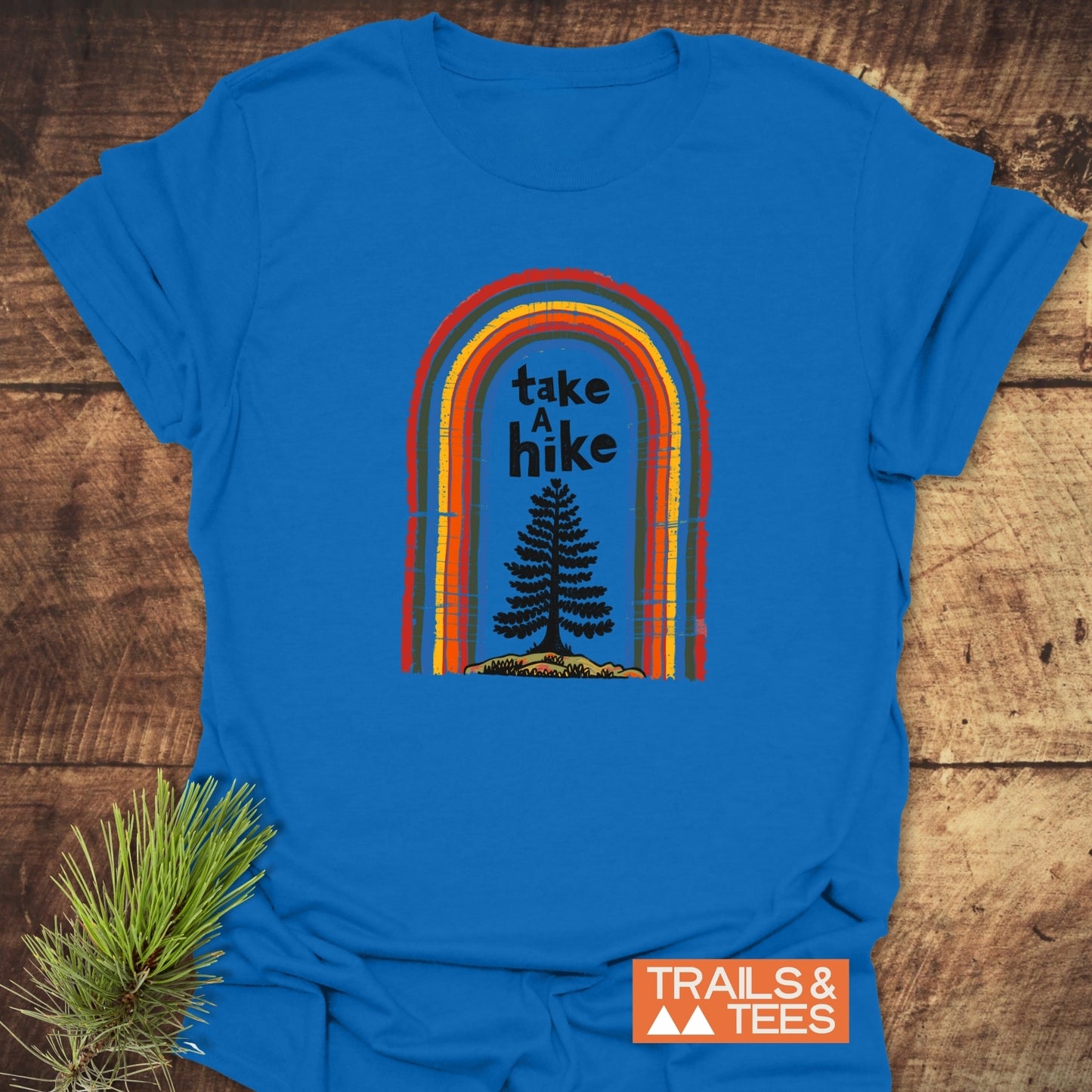 Take A Hike Rainbow T-Shirt
